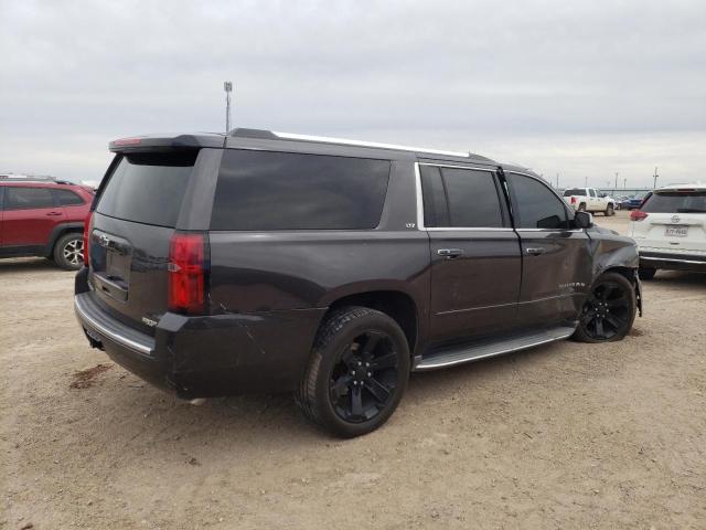 1GNSKKKC5FR308721 - 2015 CHEVROLET SUBURBAN K1500 LTZ GRAY photo 3