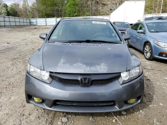 2HGFA1F67AH507159 - 2010 HONDA CIVIC LX-S GRAY photo 5