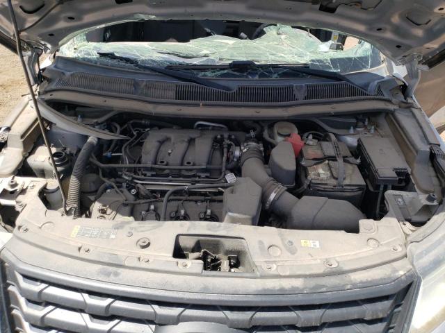 1FM5K8AR8HGB55762 - 2017 FORD EXPLORER POLICE INTERCEPTOR SILVER photo 11