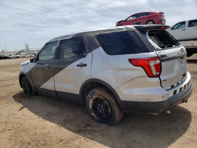 1FM5K8AR8HGB55762 - 2017 FORD EXPLORER POLICE INTERCEPTOR SILVER photo 2