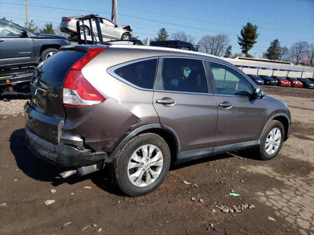 5J6RM4H79DL025191 - 2013 HONDA CR-V EXL BEIGE photo 3