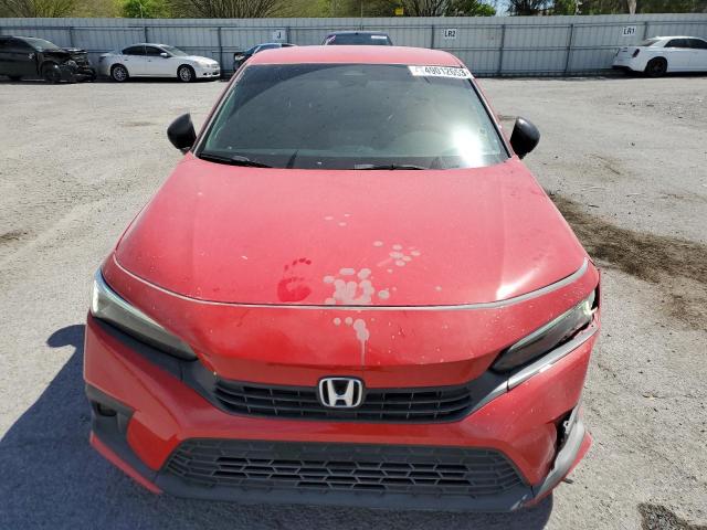 2HGFE2F59NH514248 - 2022 HONDA CIVIC SPORT 红色 照片 5