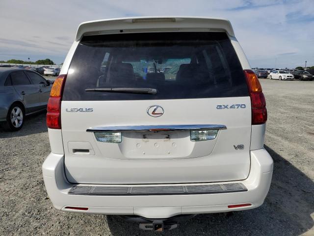 JTJBT20X160119013 - 2006 LEXUS GX 470 WHITE photo 6