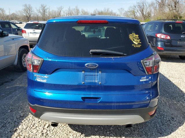 1FMCU9GD6HUA14077 - 2017 FORD ESCAPE SE BLUE photo 6