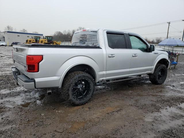 1FTEW1EG6JFE20246 - 2018 FORD F150 SUPERCREW SILVER photo 3