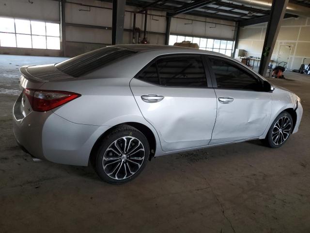 2T1BURHE9EC130969 - 2014 TOYOTA COROLLA L SILVER photo 3