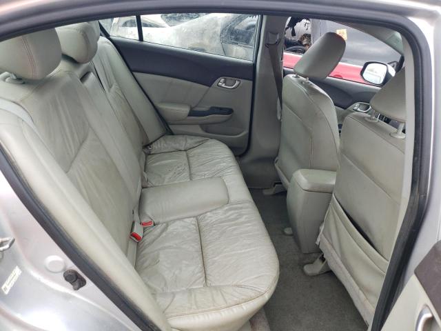 19XFB2F90CE028947 - 2012 HONDA CIVIC EXL ვერცხლისფერი ფოტო 10