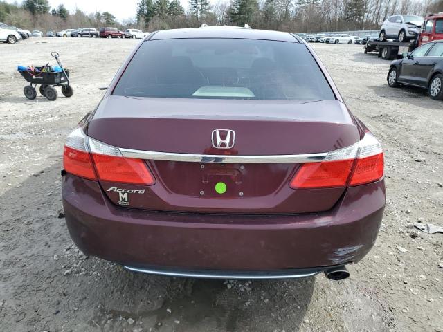 1HGCR2F33FA229504 - 2015 HONDA ACCORD LX RED photo 6