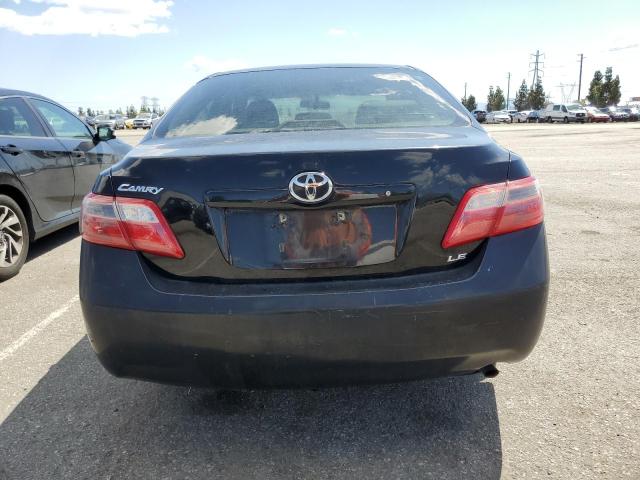 4T1BE46K87U653331 - 2007 TOYOTA CAMRY CE BLACK photo 6