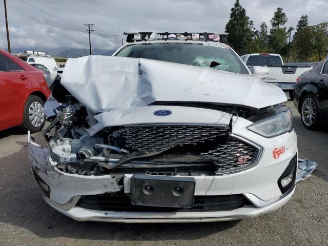 3FA6P0SU4KR114730 - 2019 FORD FUSION TITANIUM 白色 照片 5