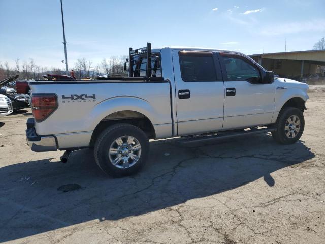 1FTFW1EF1BFC99347 - 2011 FORD F150 SUPERCREW SILVER photo 3
