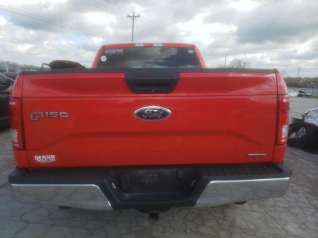 1FTEX1CF3FFA00457 - 2015 FORD F150 SUPER CAB RED photo 6