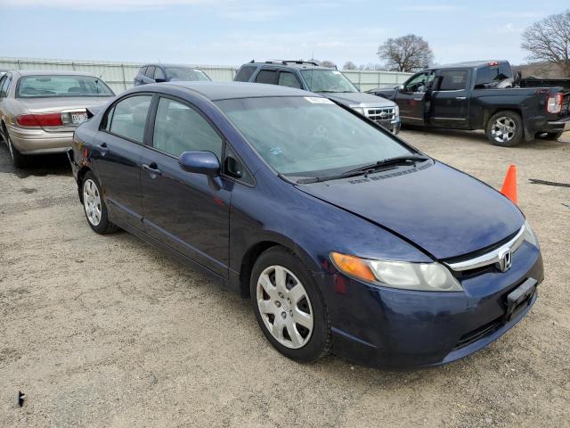 1HGFA16506L076732 - 2006 HONDA CIVIC LX BLUE photo 4