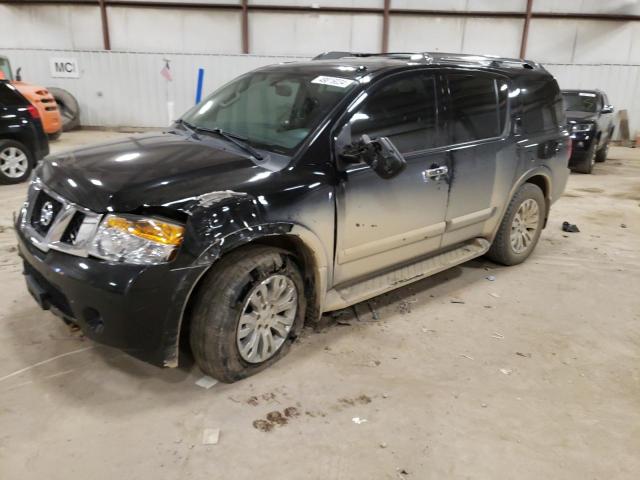 5N1AA0NE6FN610577 - 2015 NISSAN ARMADA PLATINUM BLACK photo 1