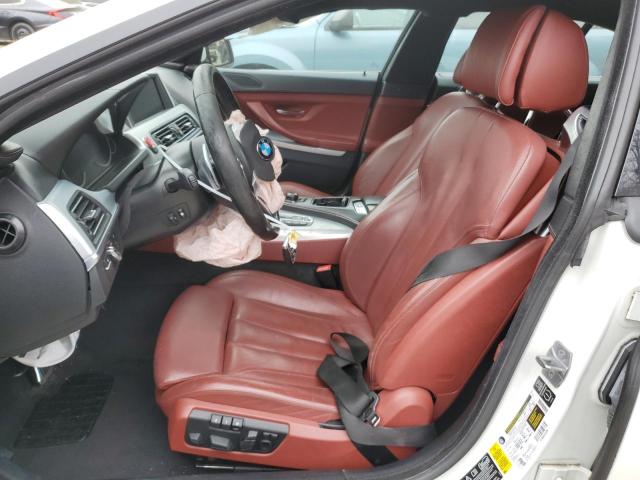 WBA6B4C54ED371324 - 2014 BMW 650 XI GRAN COUPE WHITE photo 7