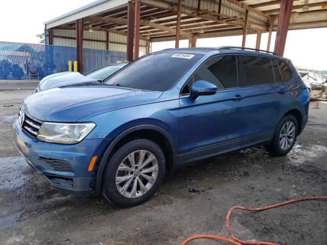 3VV1B7AX8JM035467 - 2018 VOLKSWAGEN TIGUAN S BLUE photo 1