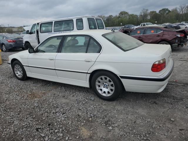 WBAGH83421DP29791 - 2001 BMW 740 IL WHITE photo 2