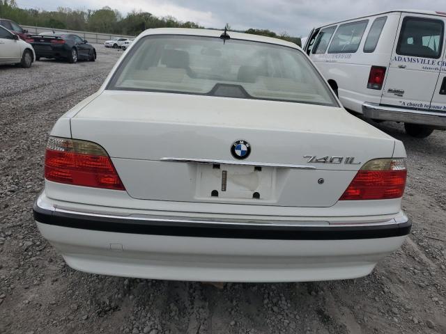 WBAGH83421DP29791 - 2001 BMW 740 IL WHITE photo 6