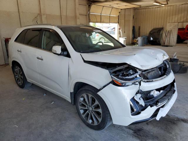 5XYKW4A74FG643559 - 2015 KIA SORENTO SX WHITE photo 4