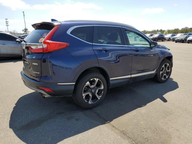 2HKRW2H97HH605717 - 2017 HONDA CR-V TOURING BLUE photo 3