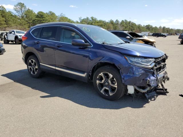 2HKRW2H97HH605717 - 2017 HONDA CR-V TOURING BLUE photo 4