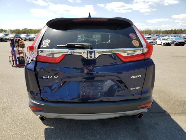 2HKRW2H97HH605717 - 2017 HONDA CR-V TOURING BLUE photo 6