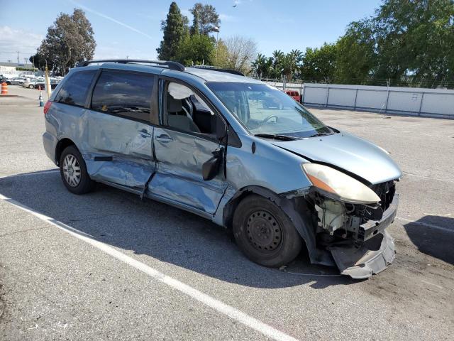 5TDZK23CX8S145204 - 2008 TOYOTA SIENNA CE BLUE photo 4