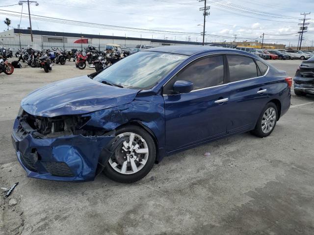 3N1AB7AP9GY315207 - 2016 NISSAN SENTRA S BLUE photo 1