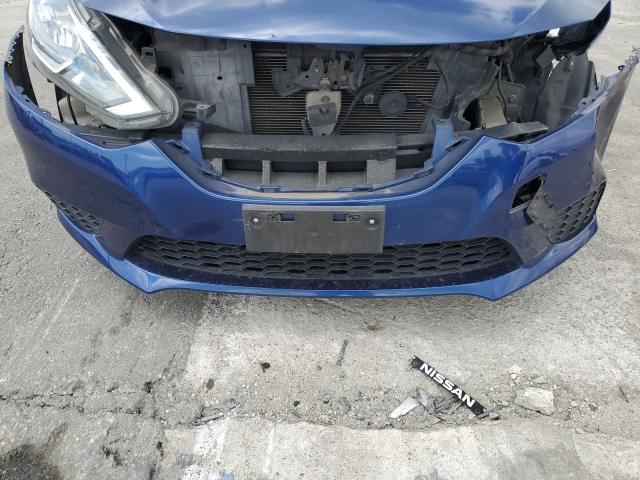 3N1AB7AP9GY315207 - 2016 NISSAN SENTRA S BLUE photo 12