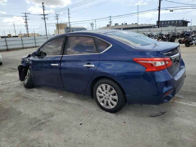 3N1AB7AP9GY315207 - 2016 NISSAN SENTRA S BLUE photo 2