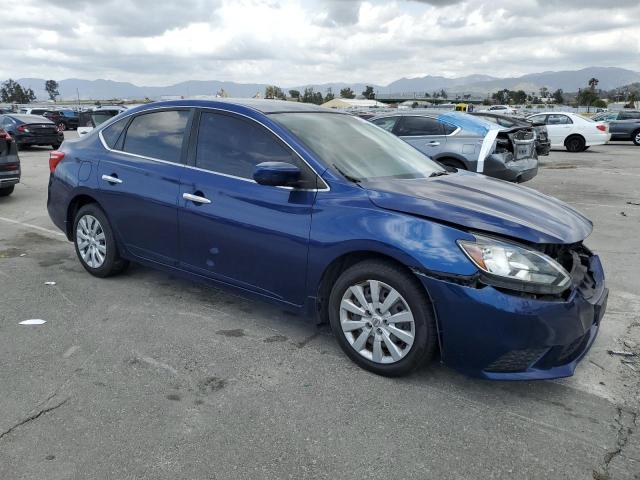 3N1AB7AP9GY315207 - 2016 NISSAN SENTRA S BLUE photo 4