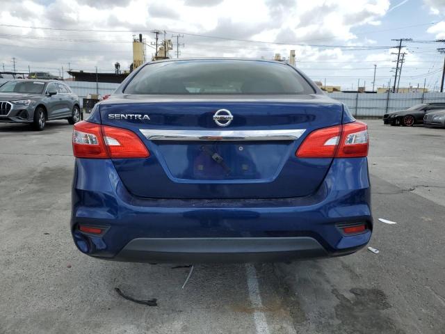 3N1AB7AP9GY315207 - 2016 NISSAN SENTRA S BLUE photo 6