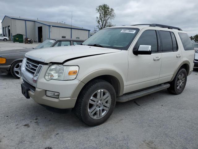 1FMEU6EE8AUA24618 - 2010 FORD EXPLORER EDDIE BAUER WHITE photo 1