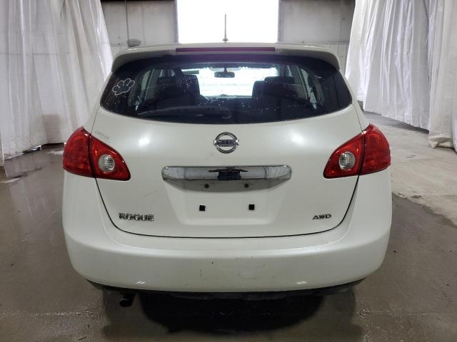 JN8AS5MV4BW257328 - 2011 NISSAN ROGUE S WHITE photo 6