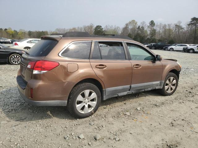 4S4BRCGC6B3321053 - 2011 SUBARU OUTBACK 2.5I PREMIUM BROWN photo 3