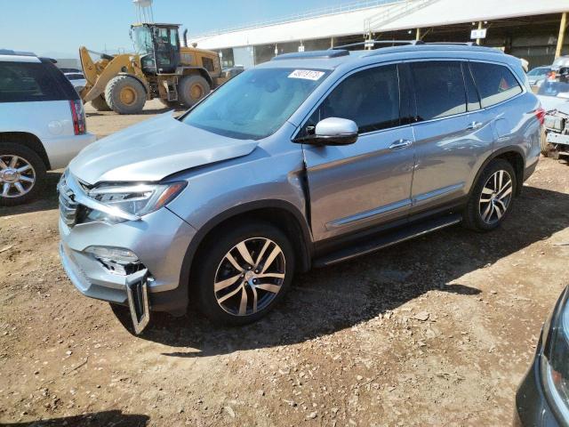 5FNYF6H03HB013511 - 2017 HONDA PILOT ELITE SILVER photo 1