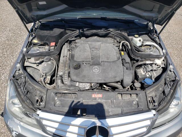 WDDGF8JB3EA952073 - 2014 MERCEDES-BENZ C 350 4MATIC SILVER photo 11