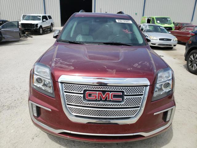 2GKALREK1G6314207 - 2016 GMC TERRAIN DENALI RED photo 5