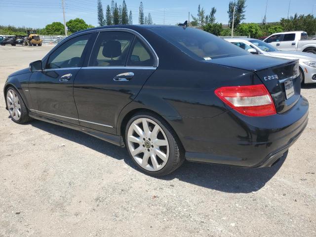 WDDGF4HBXCR213232 - 2012 MERCEDES-BENZ C 250 BLACK photo 2