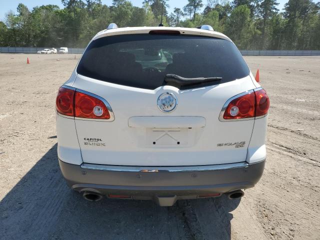 5GAKRBED7BJ411111 - 2011 BUICK ENCLAVE CXL WHITE photo 6