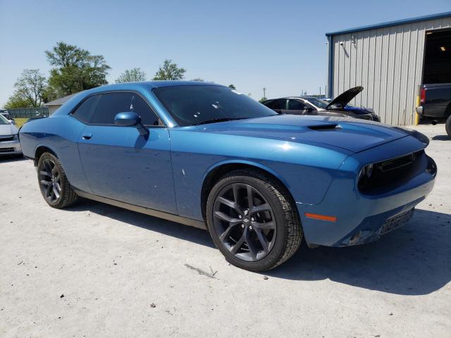 2C3CDZAG3MH513329 - 2021 DODGE CHALLENGER SXT BLUE photo 4