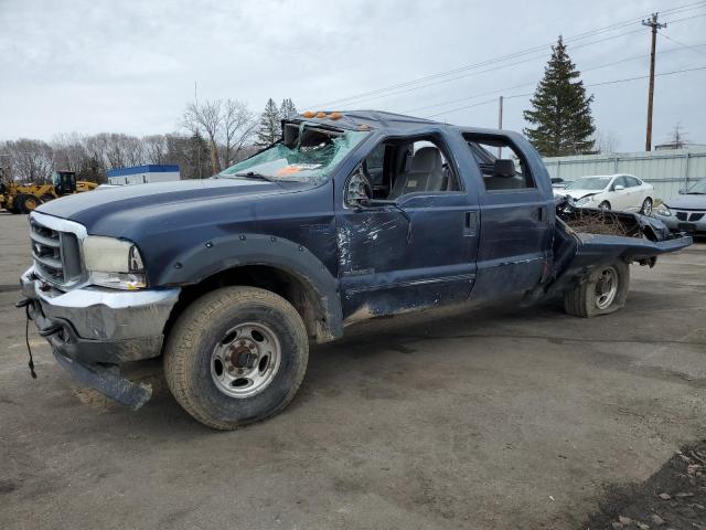 1FTNW21P44ED06770 - 2004 FORD F250 SUPER DUTY BLUE photo 1