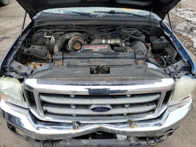 1FTNW21P44ED06770 - 2004 FORD F250 SUPER DUTY BLUE photo 11