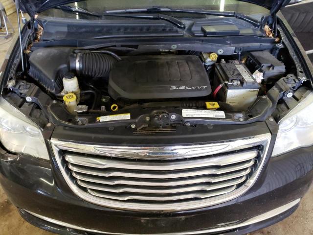 2A4RR8DG8BR666321 - 2011 CHRYSLER TOWN & COU TOURING L BLACK photo 12