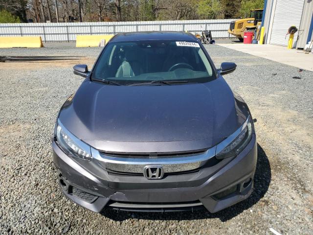 19XFC1F91GE012530 - 2016 HONDA CIVIC TOURING GRAY photo 5