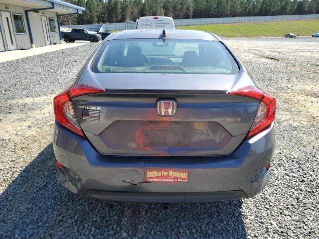 19XFC1F91GE012530 - 2016 HONDA CIVIC TOURING GRAY photo 6