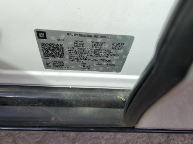 5GAEVAKW2KJ302029 - 2019 BUICK ENCLAVE ESSENCE 白色 照片 13