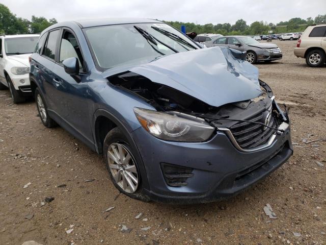 JM3KE4CY6G0611719 - 2016 MAZDA CX-5 TOURING BLUE photo 1