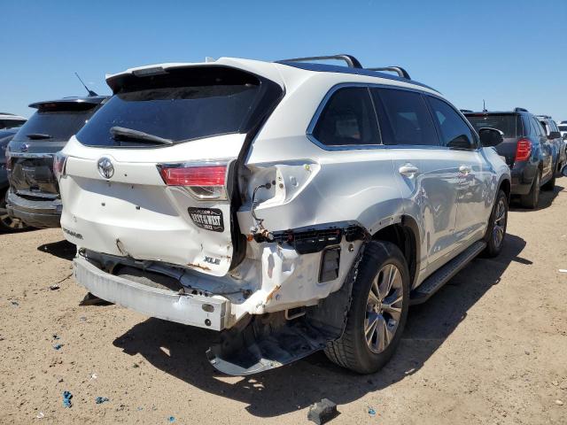 5TDKKRFHXFS056215 - 2015 TOYOTA HIGHLANDER XLE WHITE photo 3