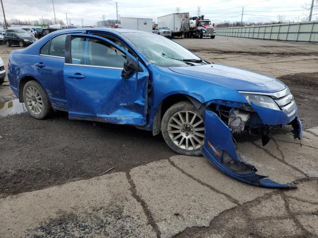 3FAHP0HA5CR113545 - 2012 FORD FUSION SE BLUE photo 4